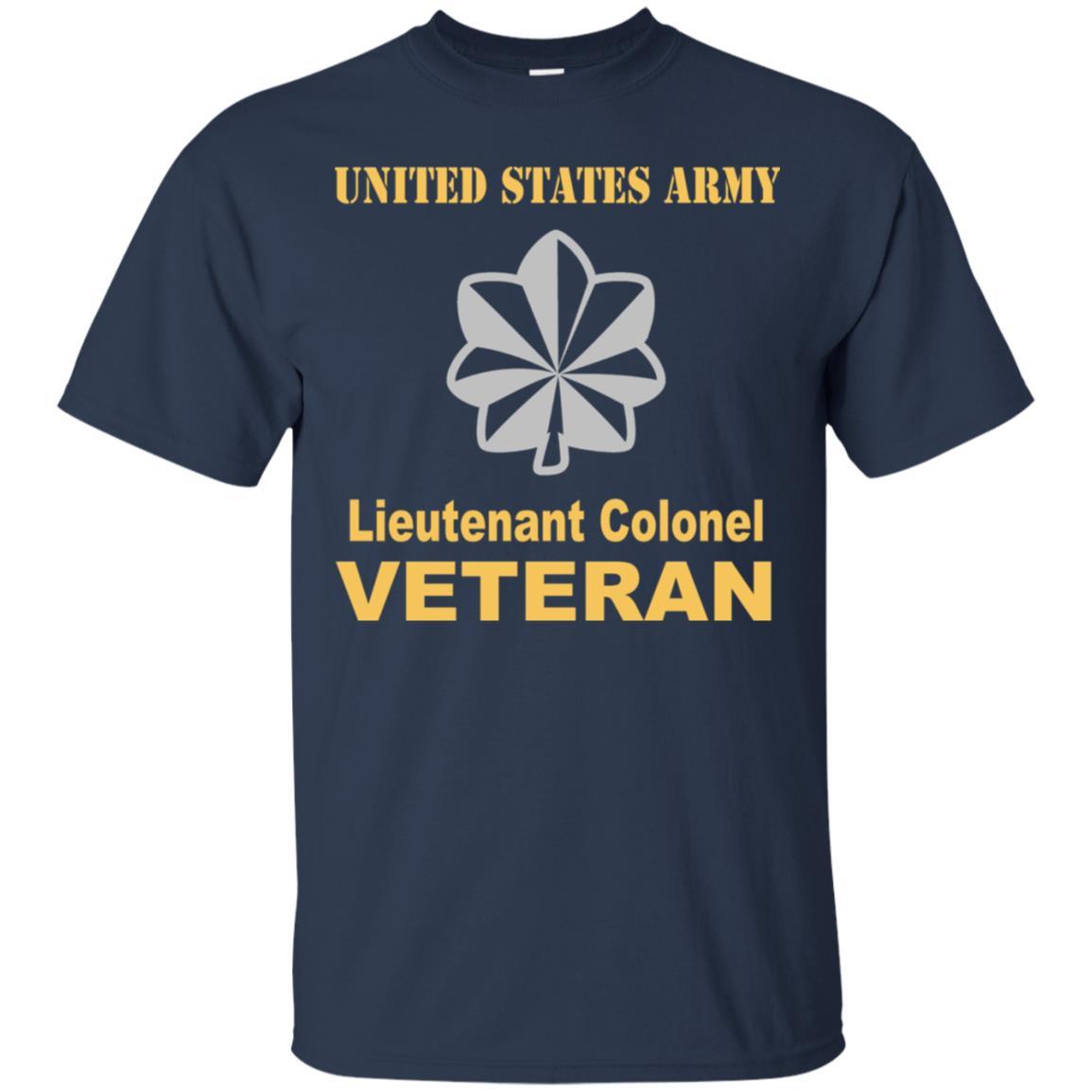 US Army O-5 Lieutenant Colonel O5 LTC Field Officer Veteran Men T Shirt On Front-TShirt-Army-Veterans Nation