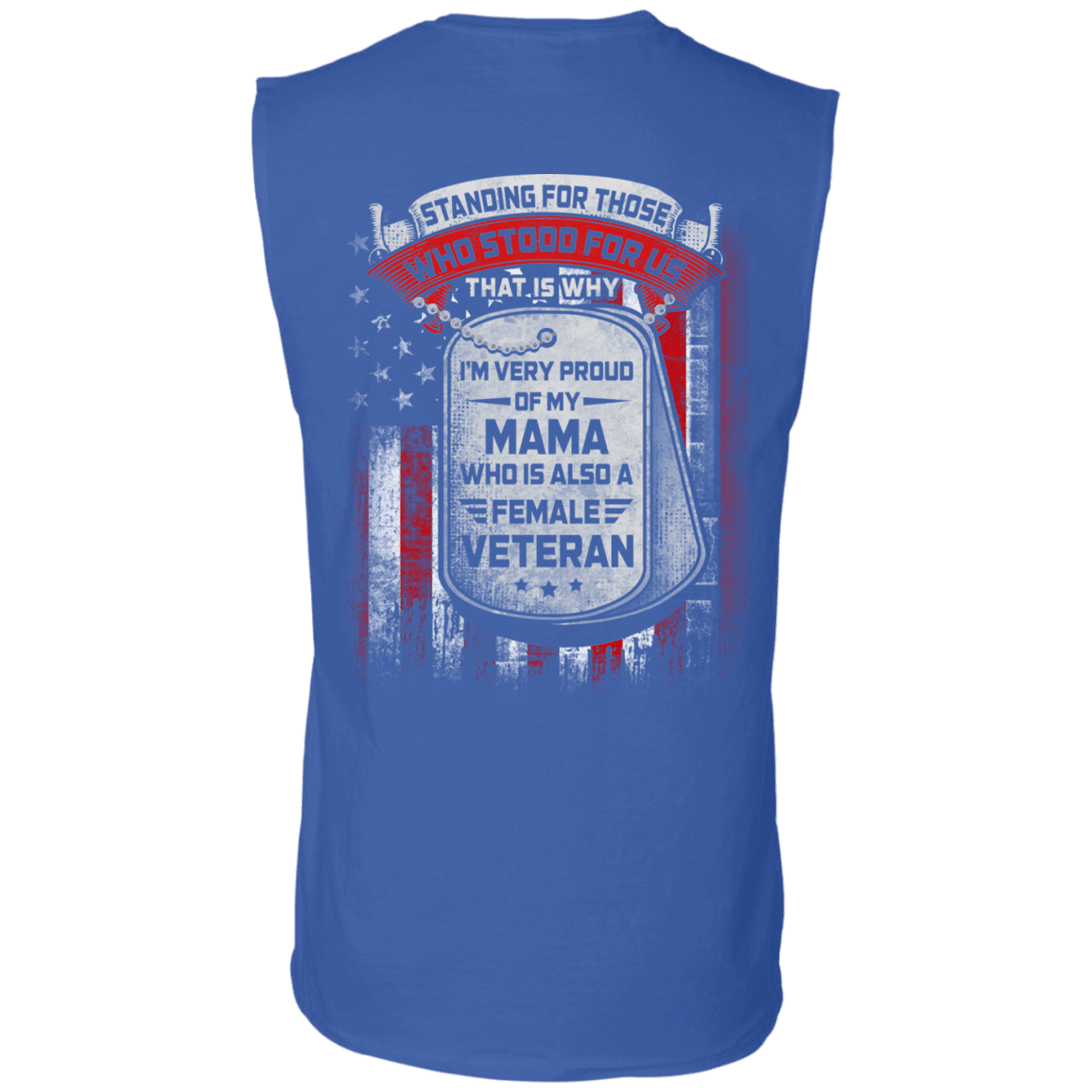 Military T-Shirt "Standing For Those Who Stood Back"-TShirt-General-Veterans Nation
