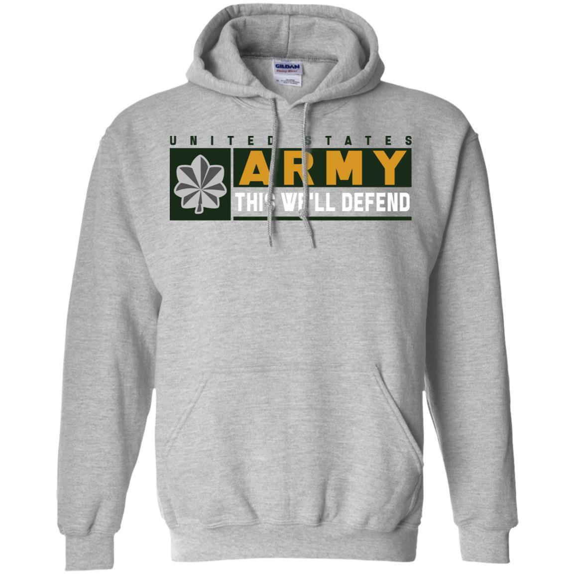 US Army O-5 This We Will Defend Long Sleeve - Pullover Hoodie-TShirt-Army-Veterans Nation