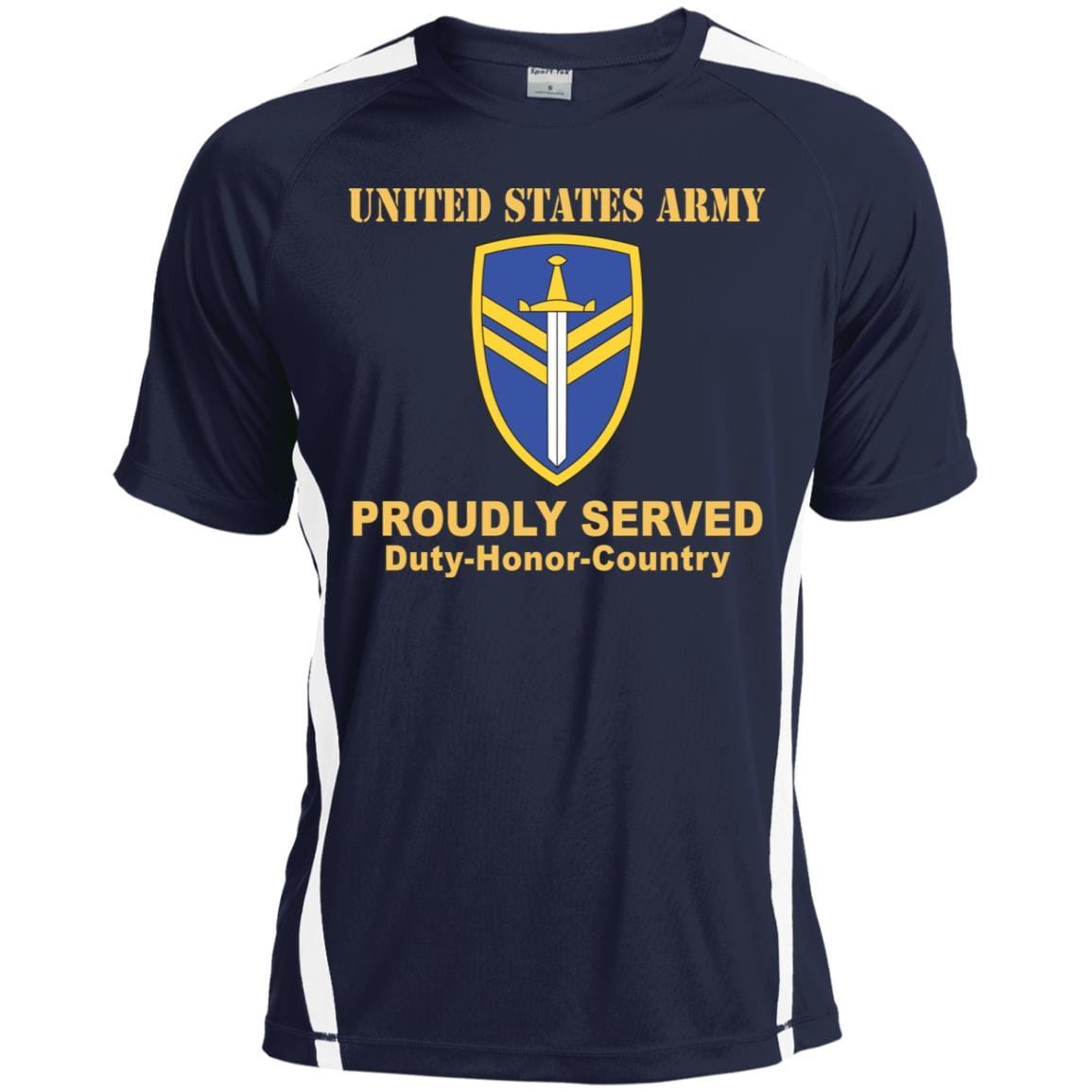US ARMY 2ND SUPPORT COMMAND- Proudly Served T-Shirt On Front For Men-TShirt-Army-Veterans Nation