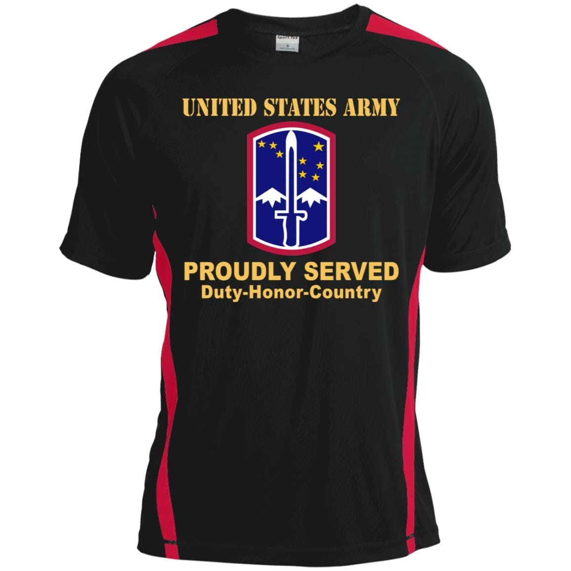 US ARMY 172ND INFANTRY BRIGADE - Proudly Served T-Shirt On Front For Men-TShirt-Army-Veterans Nation