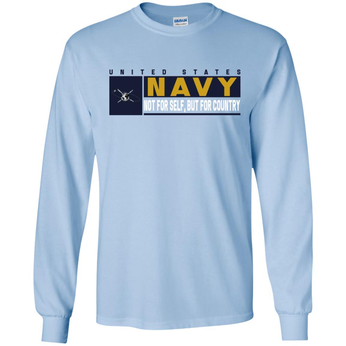Navy Mass Communications Specialist Navy MC- Not for self Long Sleeve - Pullover Hoodie-TShirt-Navy-Veterans Nation