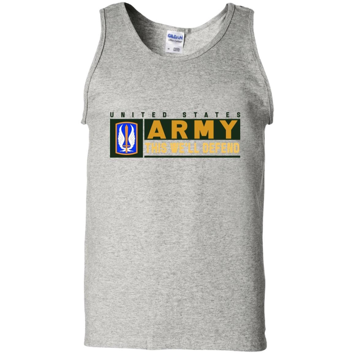 US Army 17TH AVIATION BRIGADE- This We'll Defend T-Shirt On Front For Men-TShirt-Army-Veterans Nation