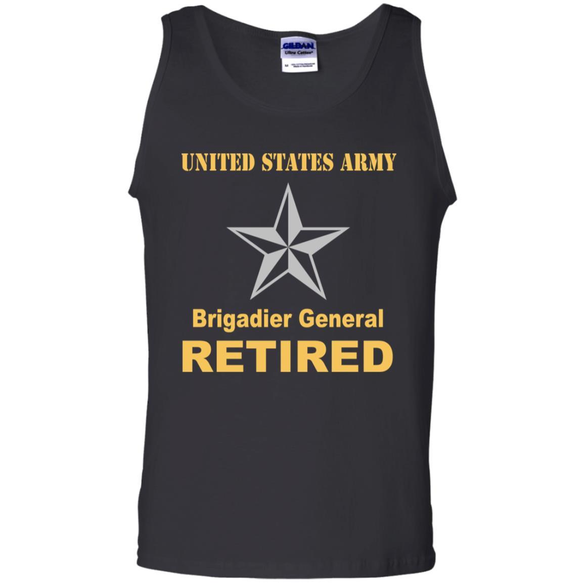 US Army O-7 Brigadier General O7 BG General Officer Retired Men T Shirt On Front-TShirt-Army-Veterans Nation