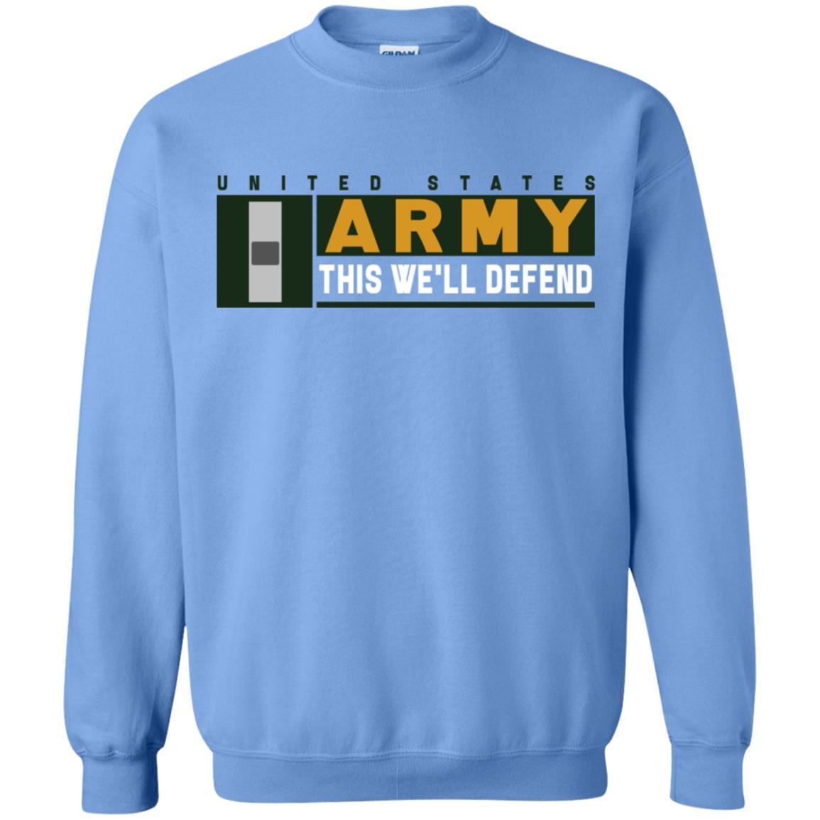 US Army W-1 This We Will Defend Long Sleeve - Pullover Hoodie-TShirt-Army-Veterans Nation