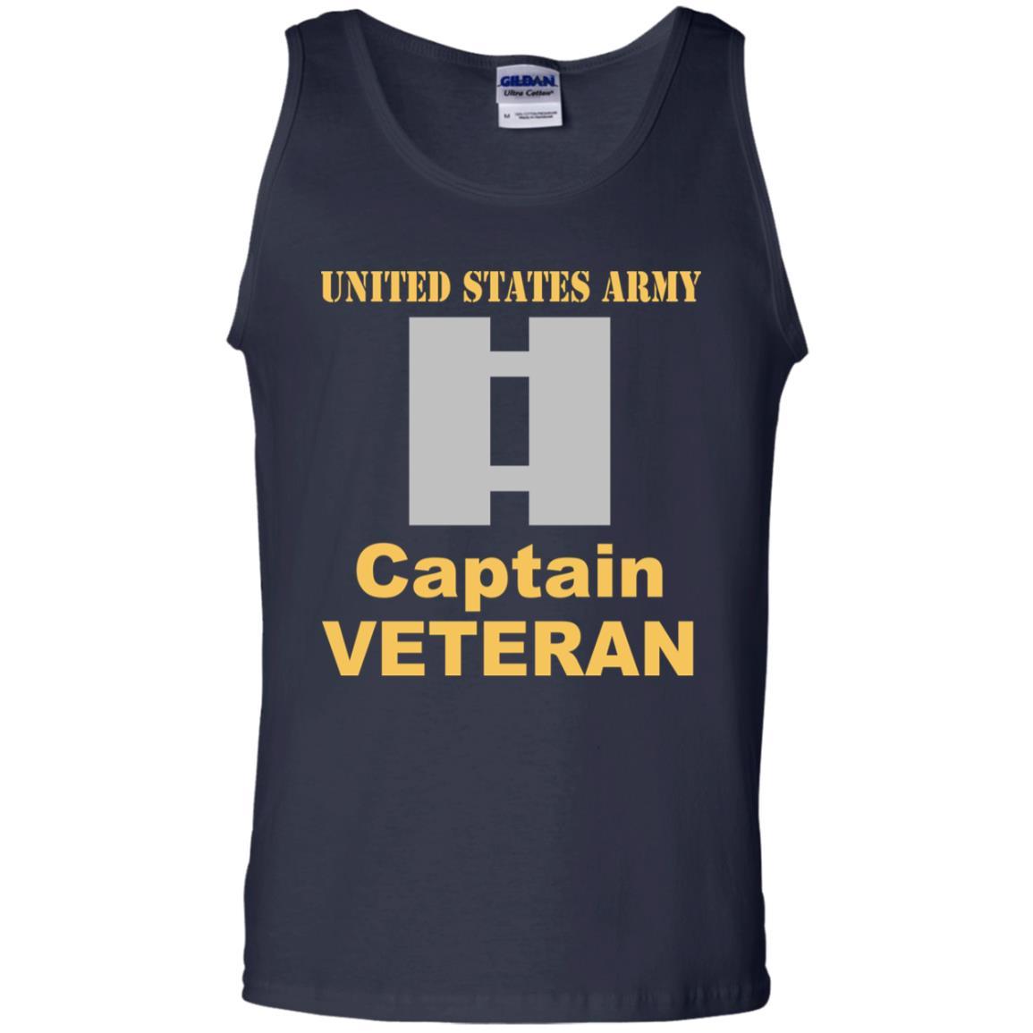 US Army O-3 Captain O3 CPT Commissioned Officer Veteran Men T Shirt On Front-TShirt-Army-Veterans Nation