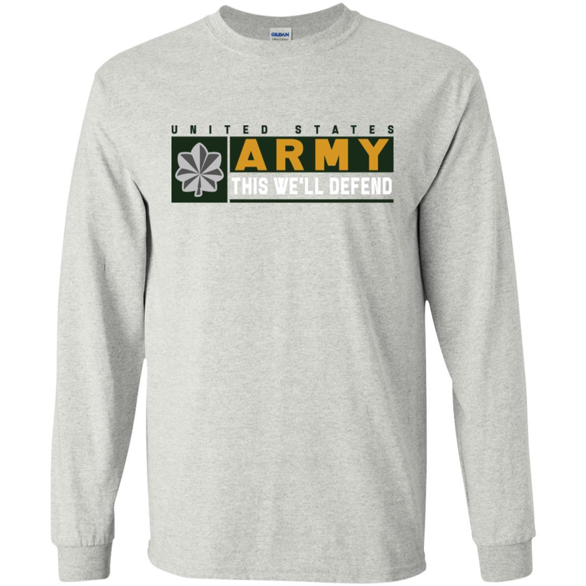US Army O-5 This We Will Defend Long Sleeve - Pullover Hoodie-TShirt-Army-Veterans Nation