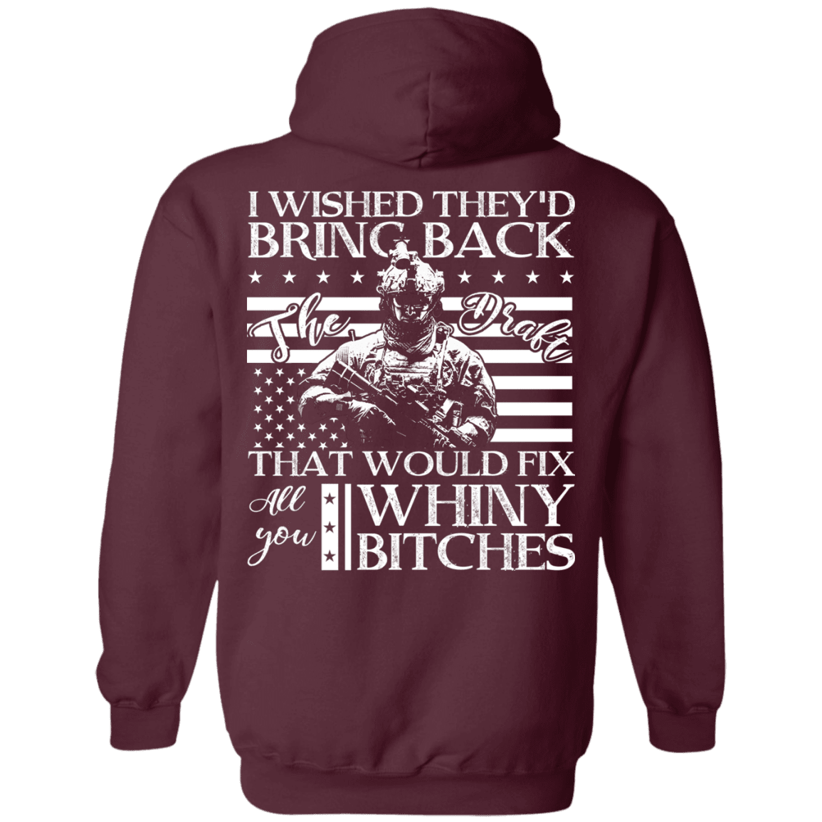 Military T-Shirt "I Wished They'd Bring Back Veteran Back"-TShirt-General-Veterans Nation