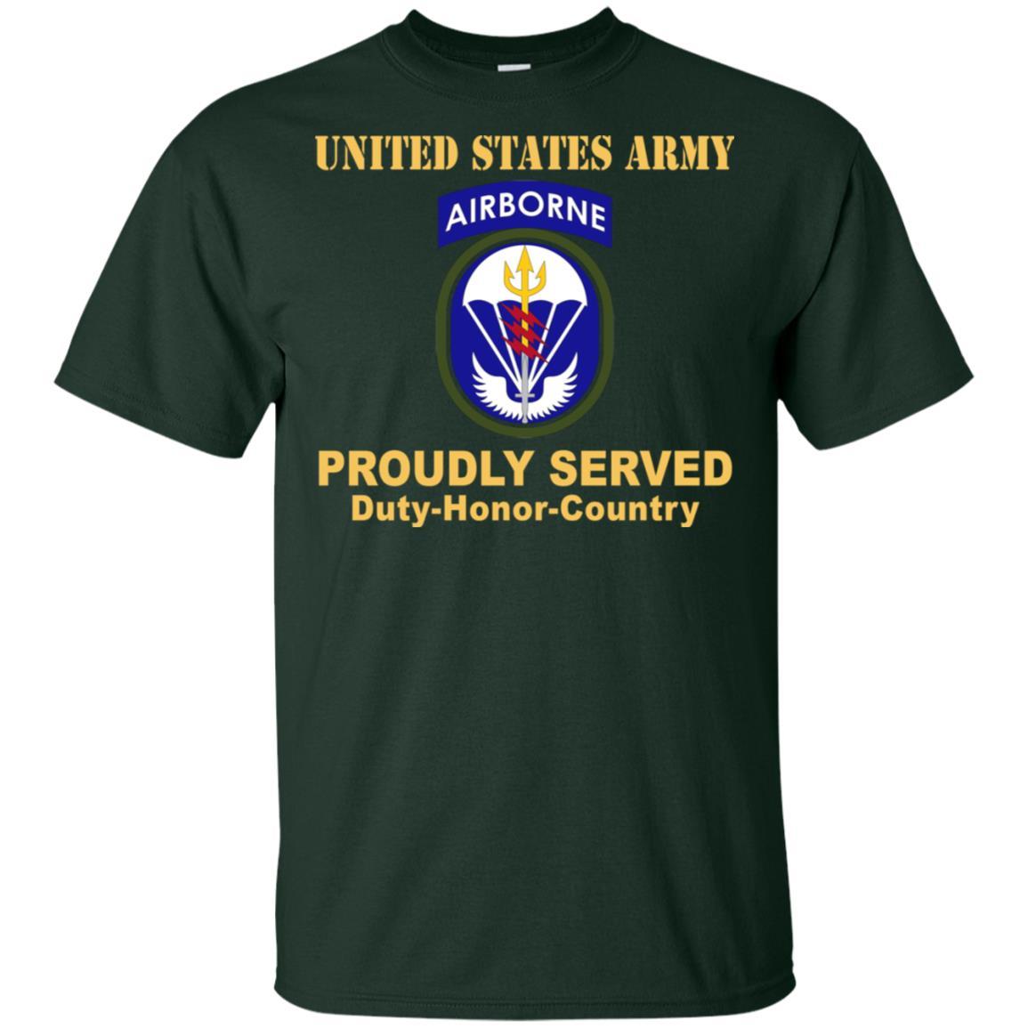 US ARMY SPECIAL OPERATIONS COMMAND SOUTH- Proudly Served T-Shirt On Front For Men-TShirt-Army-Veterans Nation