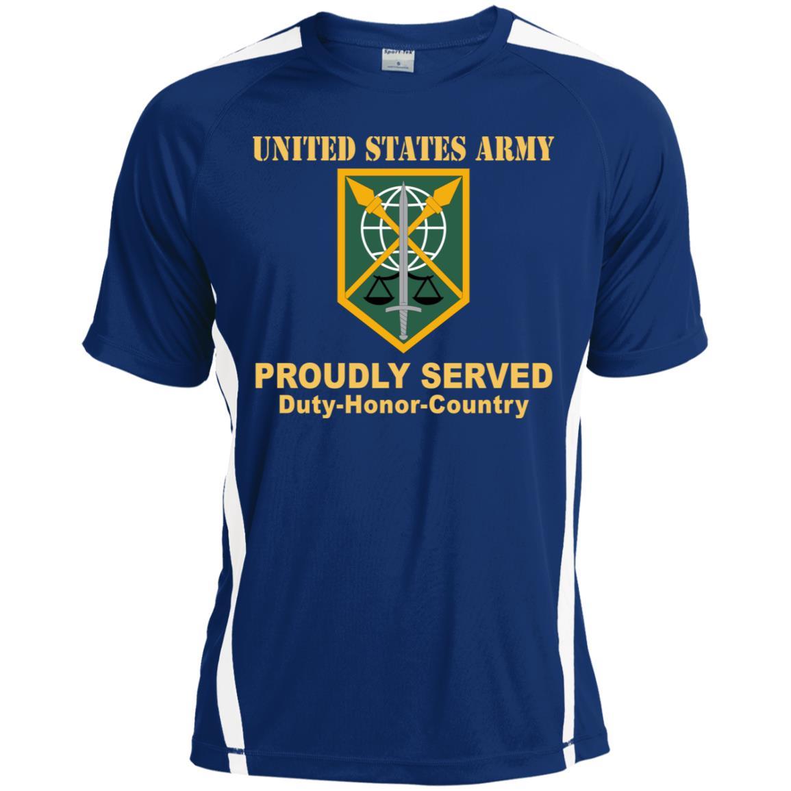 US ARMY 200 MILITARY POLICE BRIGADE- Proudly Served T-Shirt On Front For Men-TShirt-Army-Veterans Nation