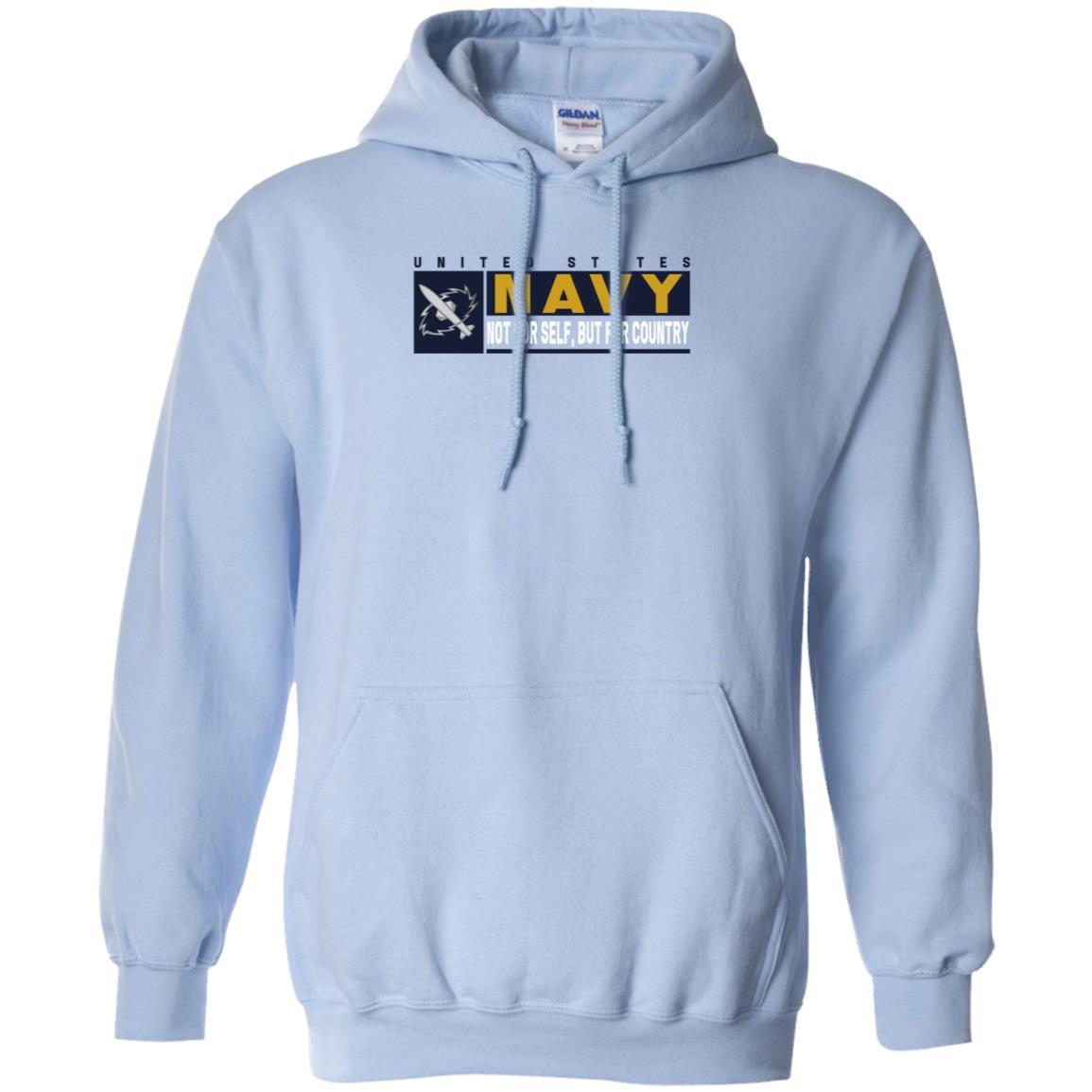 Navy Missile Technician Navy MT- Not for self Long Sleeve - Pullover Hoodie-TShirt-Navy-Veterans Nation