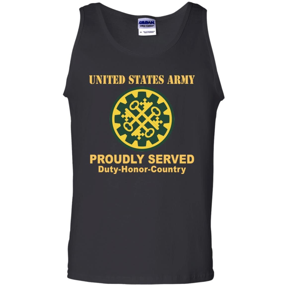 US ARMY 177TH MILITARY POLICE BRIGADE- Proudly Served T-Shirt On Front For Men-TShirt-Army-Veterans Nation