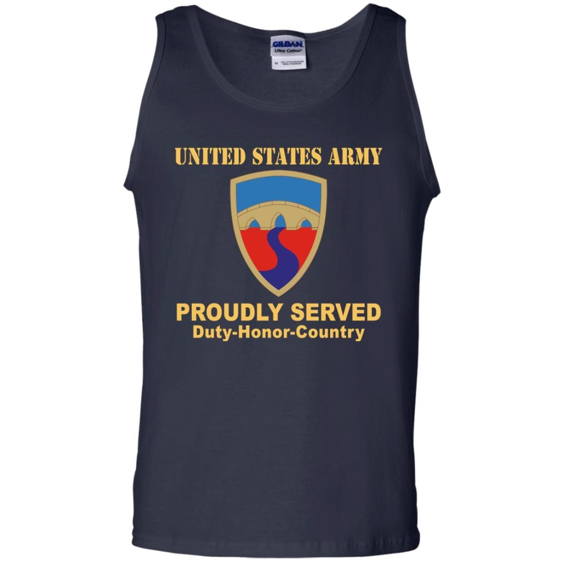 US ARMY 304TH SUSTAINMENT BRIGADE- Proudly Served T-Shirt On Front For Men-TShirt-Army-Veterans Nation