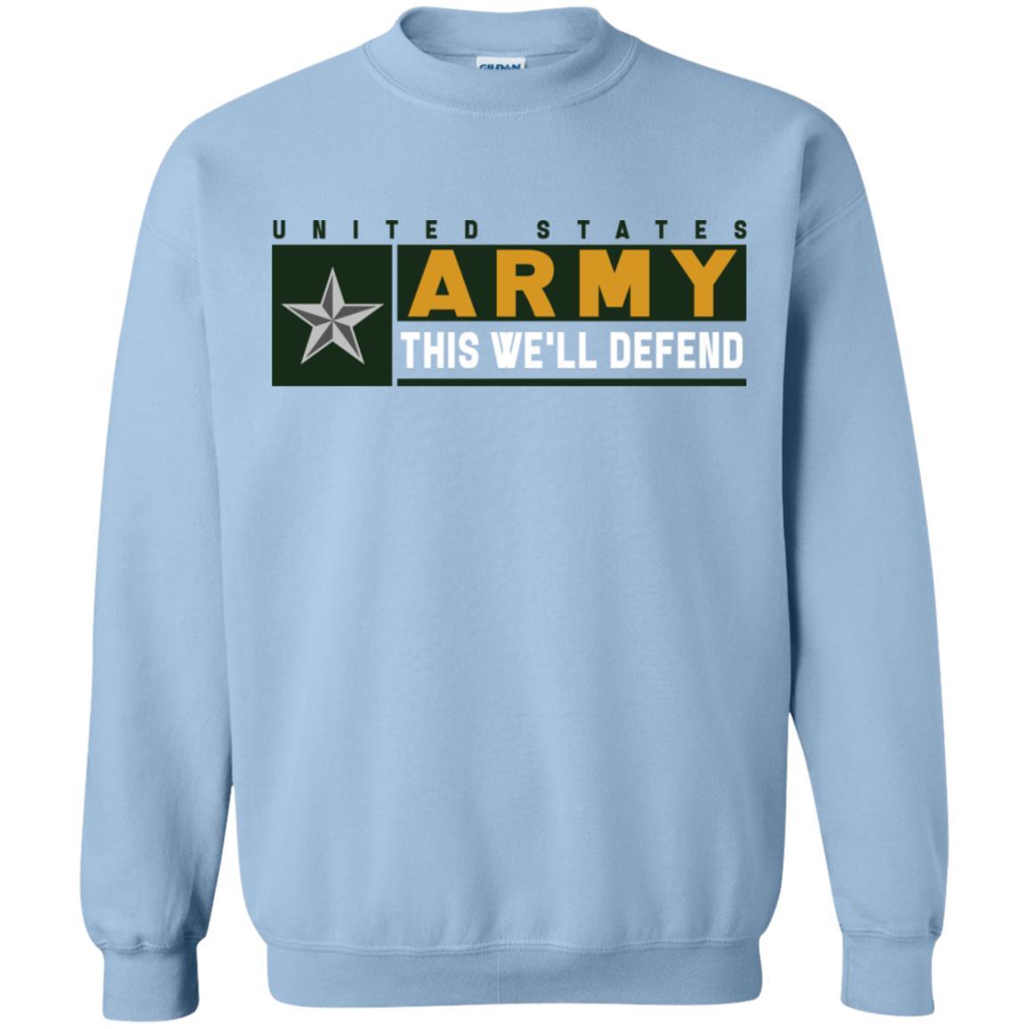 US Army O-7 This We Will Defend Long Sleeve - Pullover Hoodie-TShirt-Army-Veterans Nation