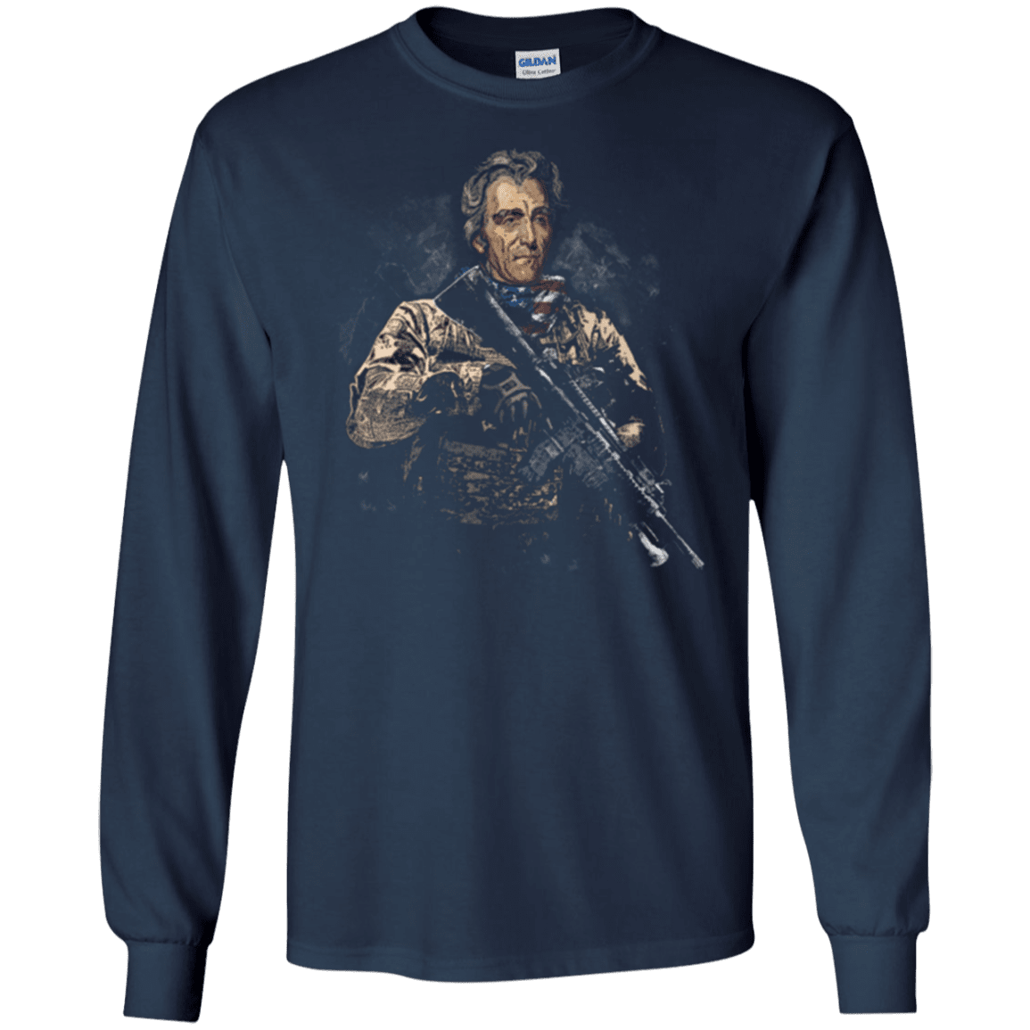 Military T-Shirt "Andrew Jackson Soldier Presidents"-TShirt-General-Veterans Nation
