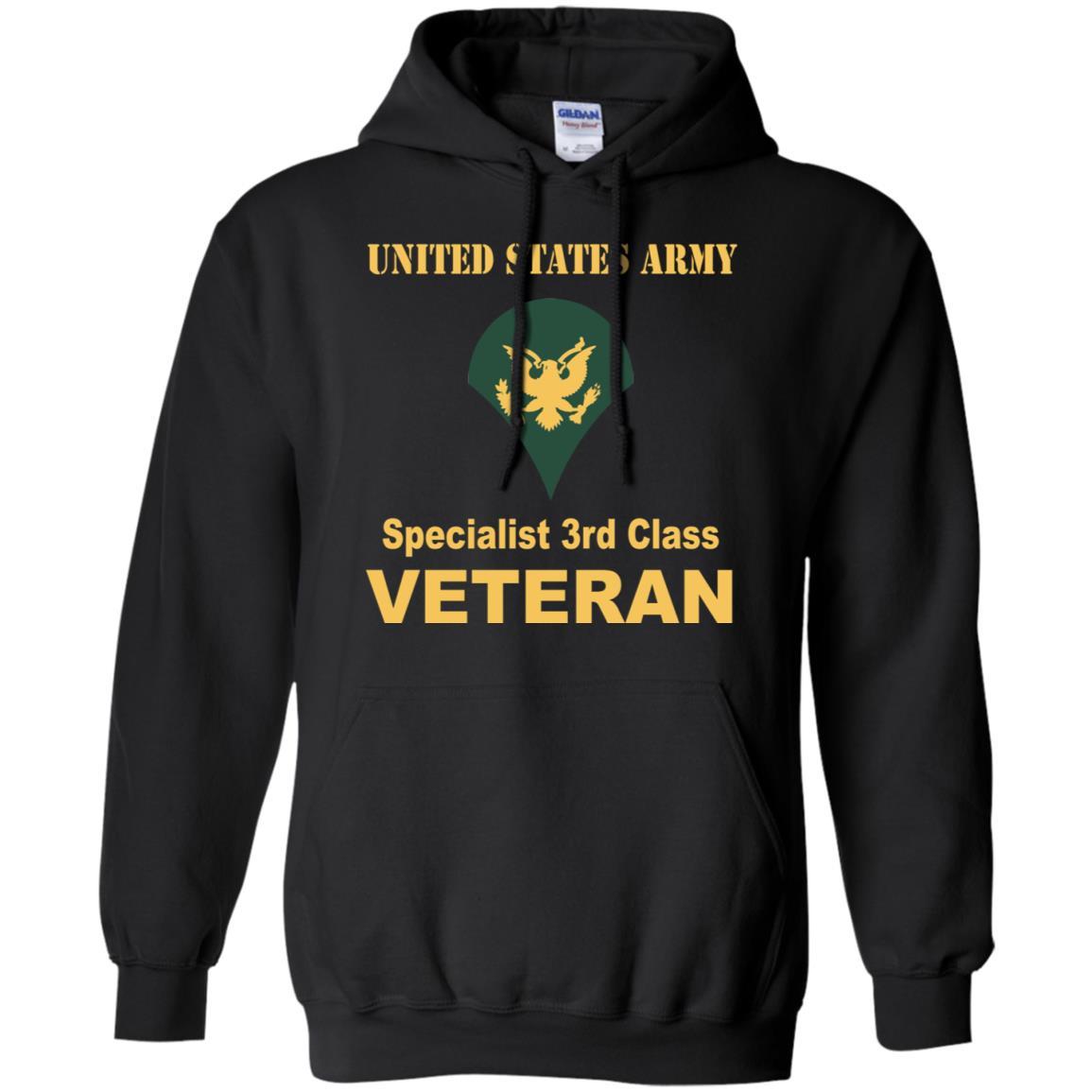 US Army E-4 SPC E4 Specialist Specialist 3rd Class Veteran Men T Shirt On Front-TShirt-Army-Veterans Nation