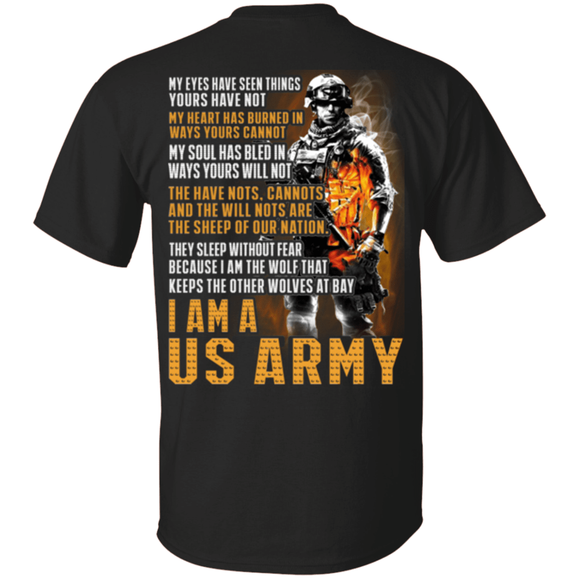 I Am A US ARMY T Shirt-TShirt-Army-Veterans Nation