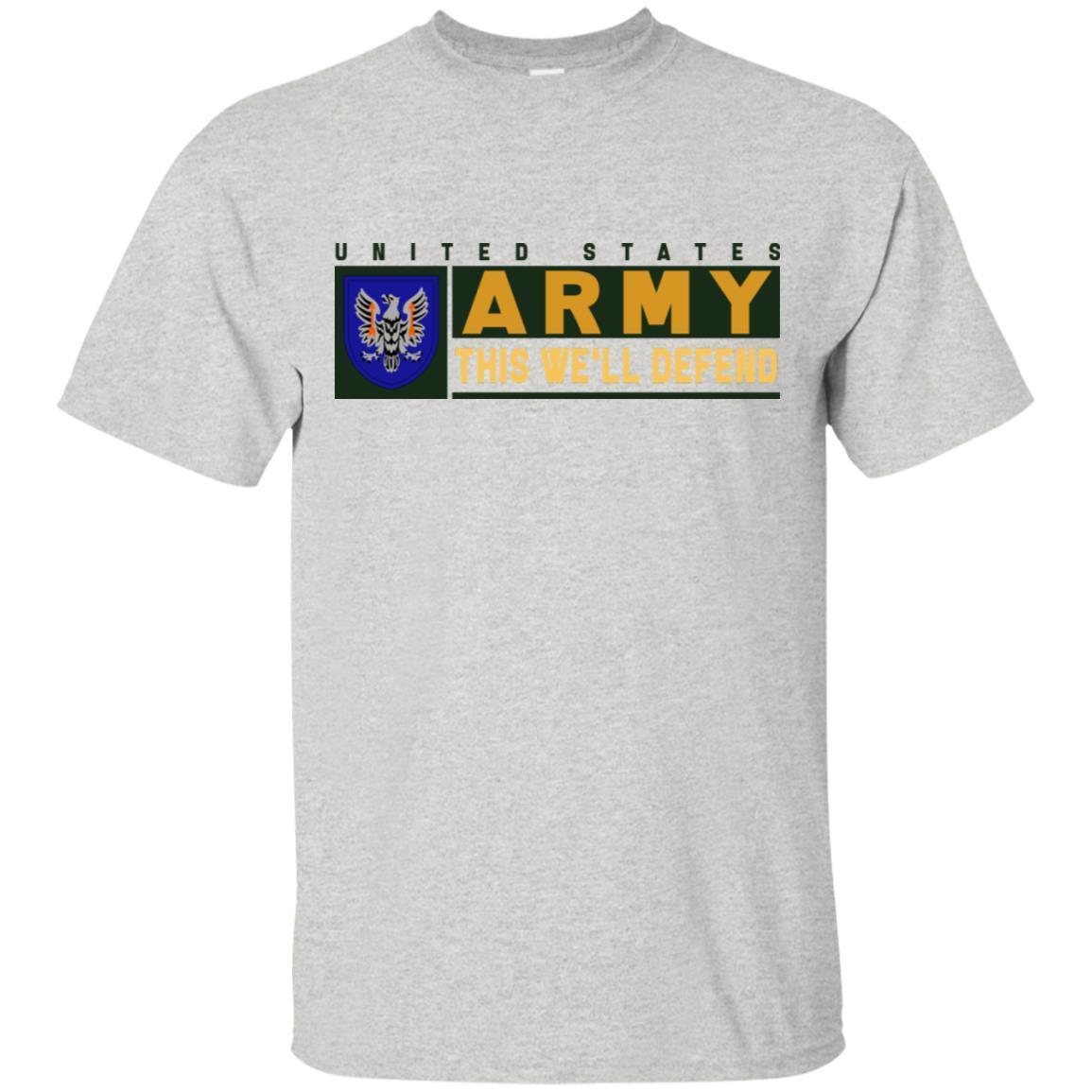 US Army 11TH AVIATION COMMAND- This We'll Defend T-Shirt On Front For Men-TShirt-Army-Veterans Nation