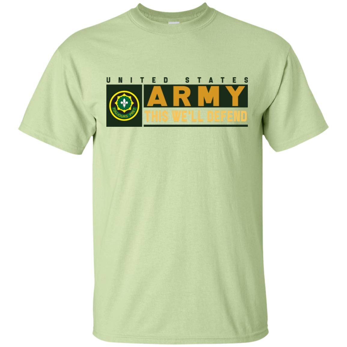 US Army 2ND CAVALRY REGIMENT- This We'll Defend T-Shirt On Front For Men-TShirt-Army-Veterans Nation