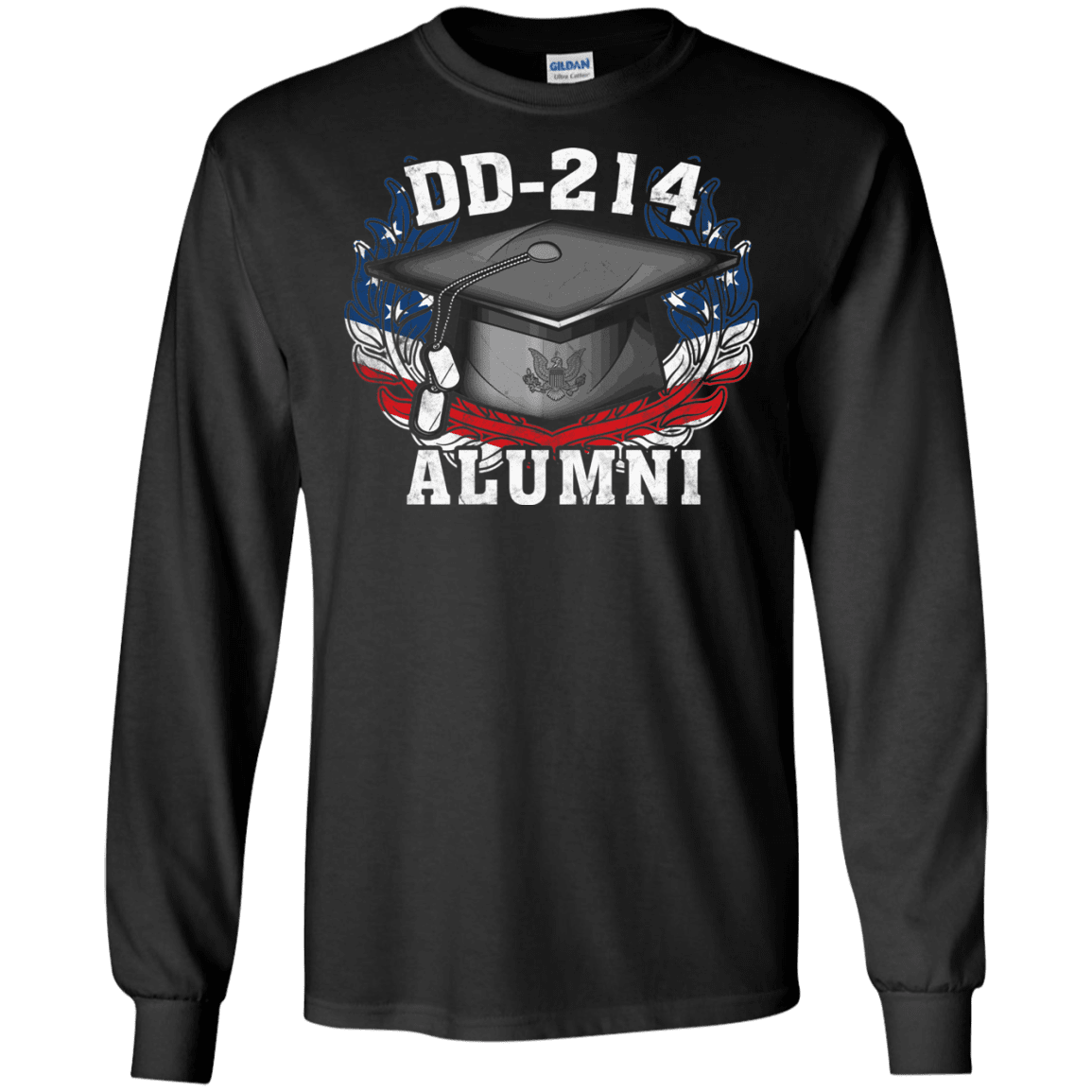 DD 214 Alumni Army Veteran Men Front T Shirts-TShirt-Army-Veterans Nation