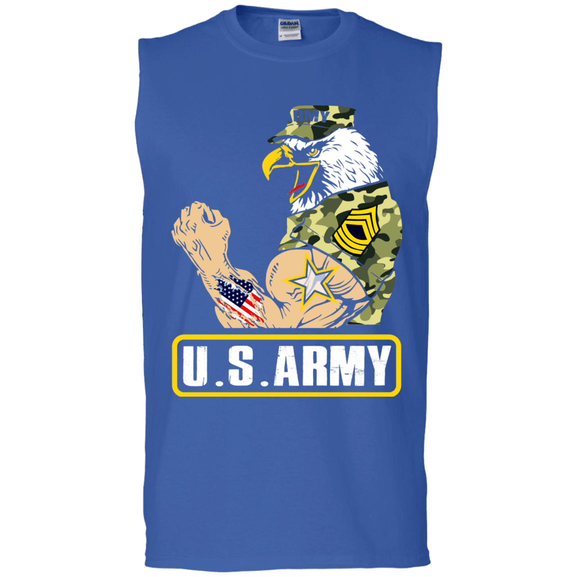 US Army Strong Front T Shirts-TShirt-Army-Veterans Nation