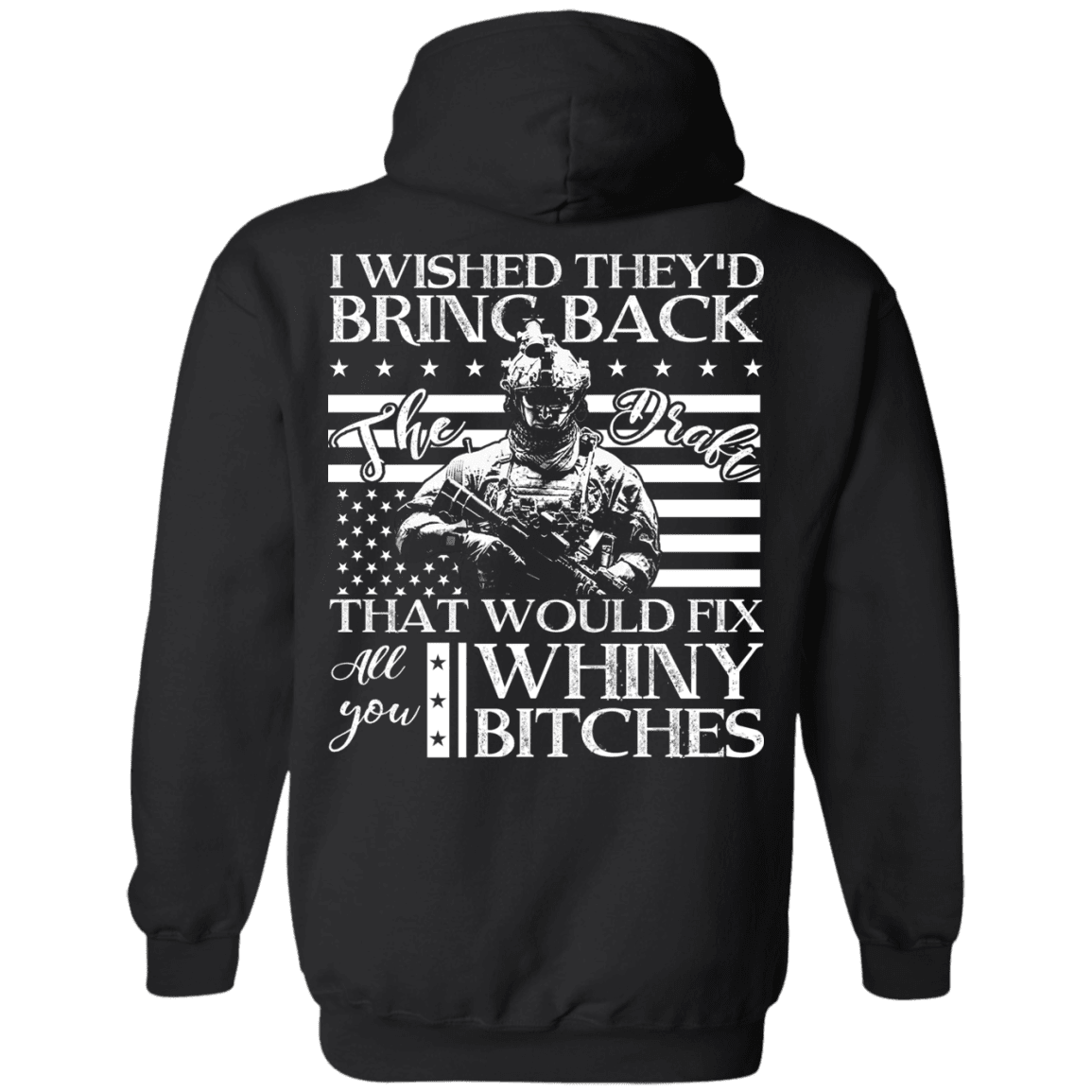 Military T-Shirt "I Wished They'd Bring Back Veteran Back"-TShirt-General-Veterans Nation