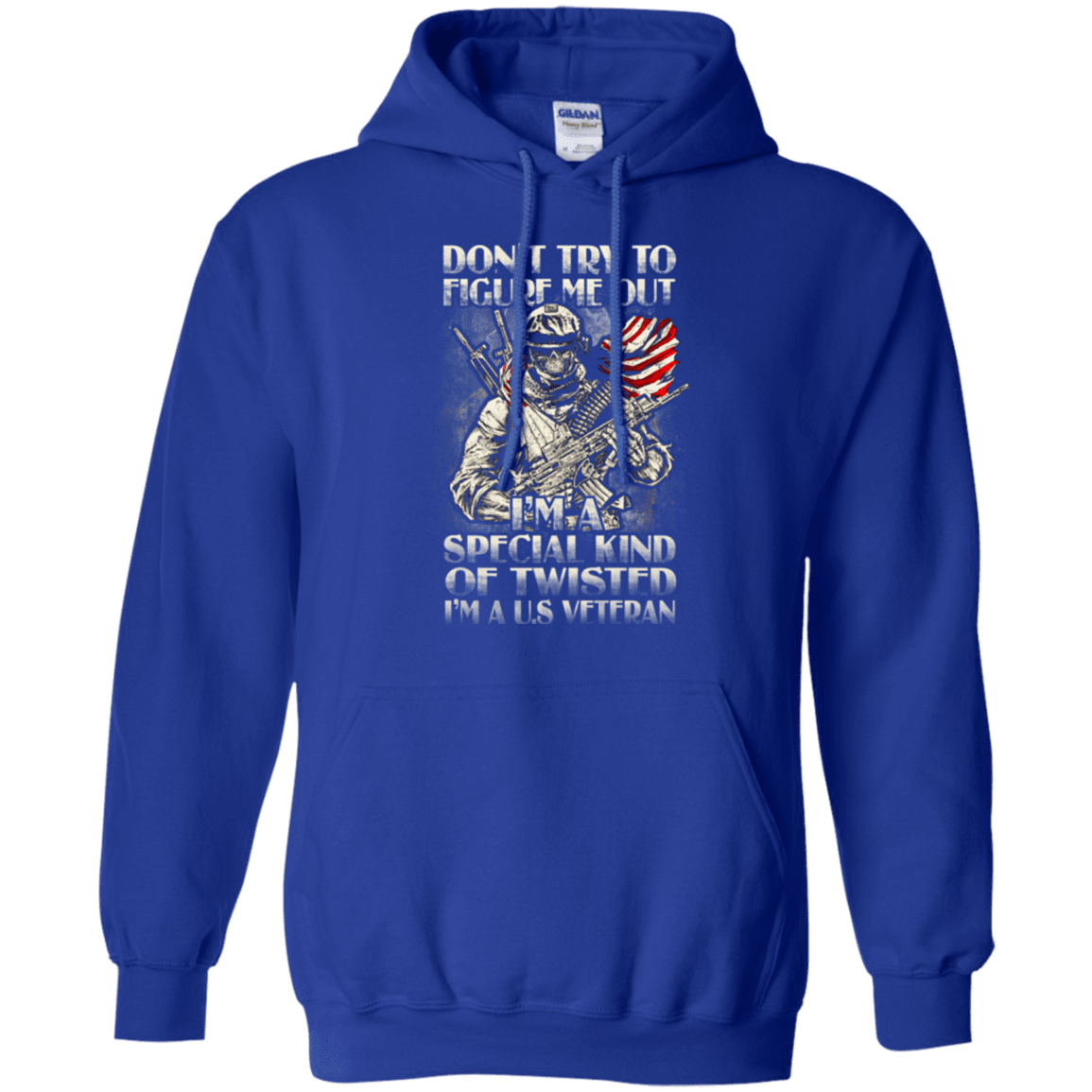Military T-Shirt "Don't Try to Figure Me Out - I'm A US Veteran"-TShirt-General-Veterans Nation