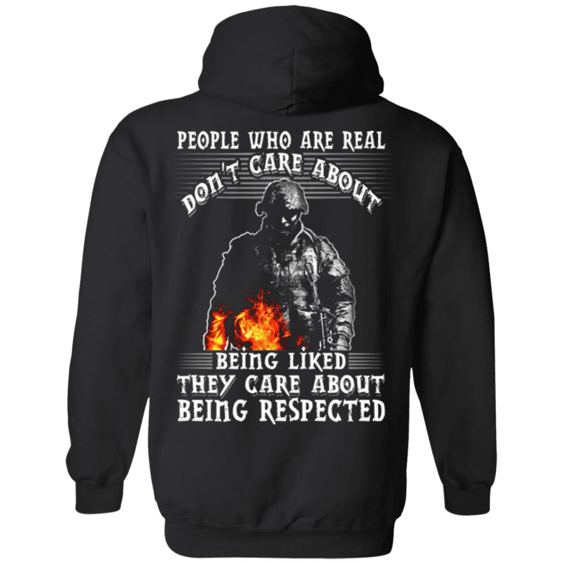 Military T-Shirt "Veteran - They Care About Being Respected"-TShirt-General-Veterans Nation