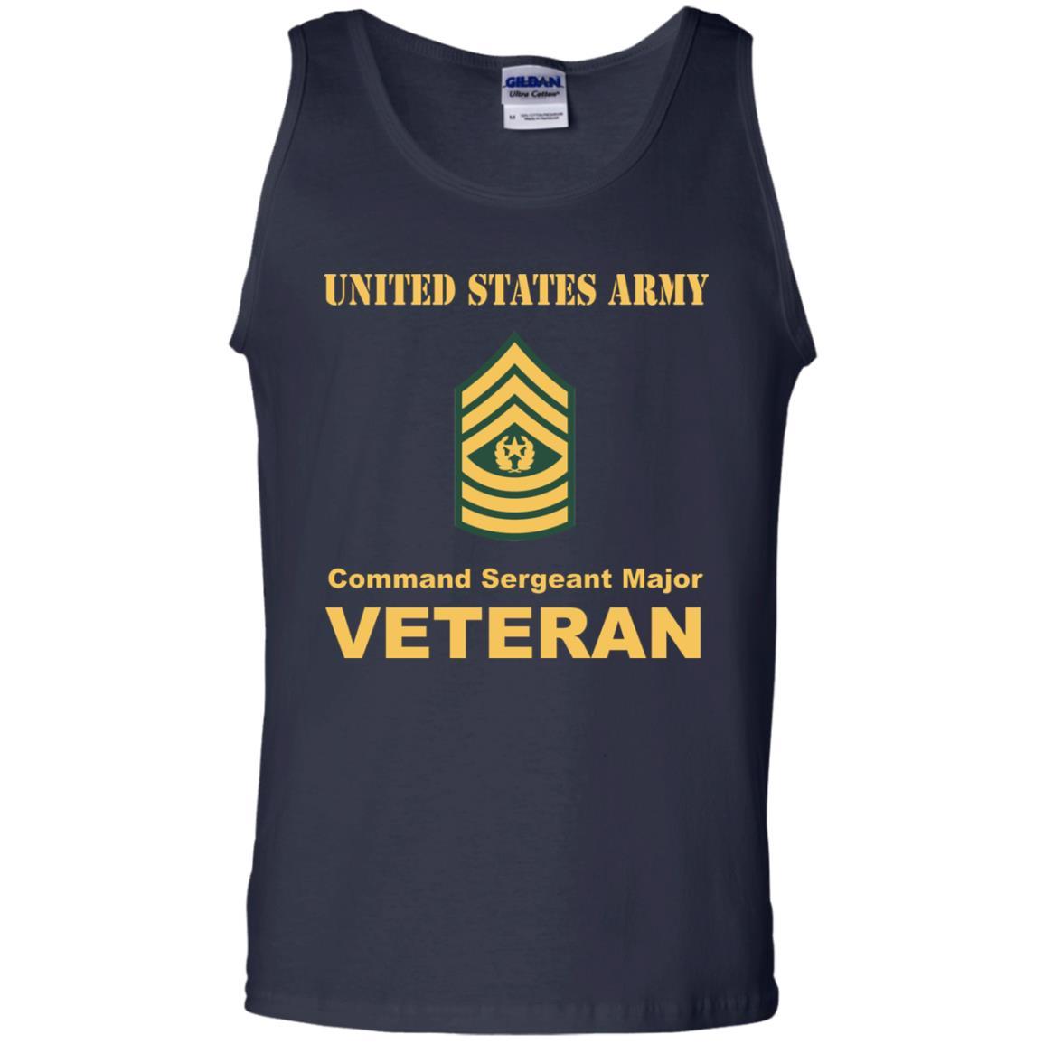 US Army E-9 Command Sergeant Major E9 CSM Noncommissioned Officer Veteran Men T Shirt On Front-TShirt-Army-Veterans Nation