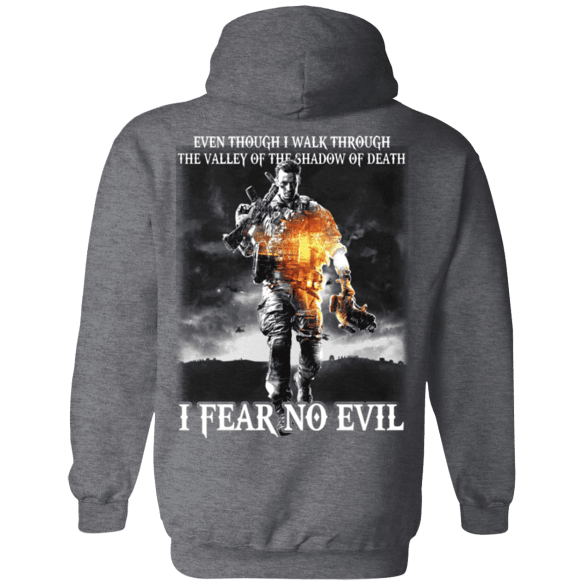 Military T-Shirt "Veteran - I Fear No Evil"-TShirt-General-Veterans Nation