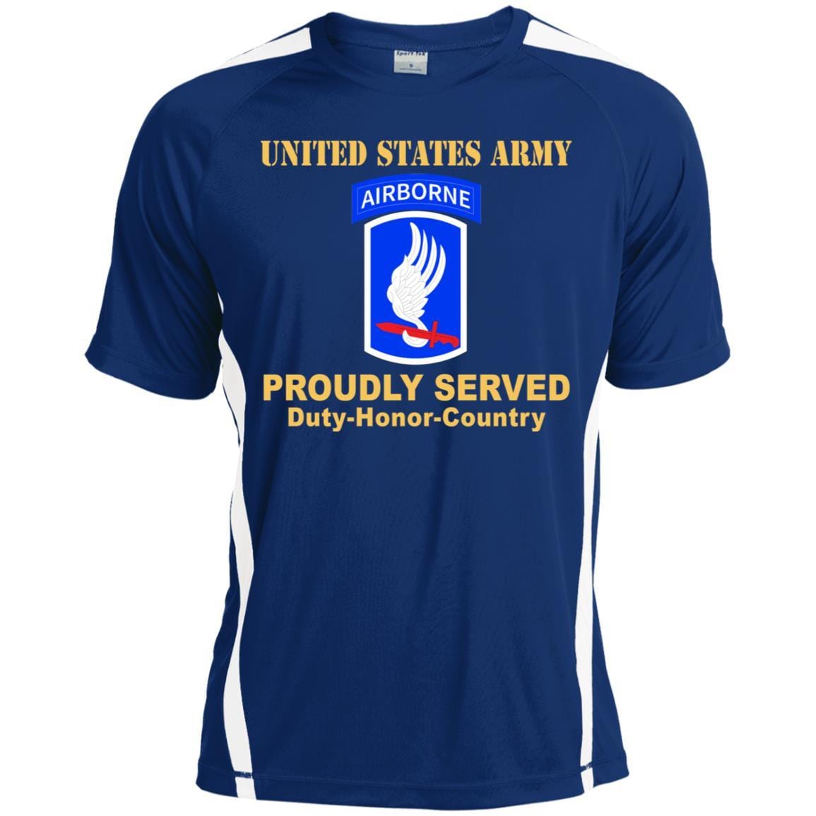 US ARMY 173RD AIRBORNE BRIGADE- Proudly Served T-Shirt On Front For Men-TShirt-Army-Veterans Nation