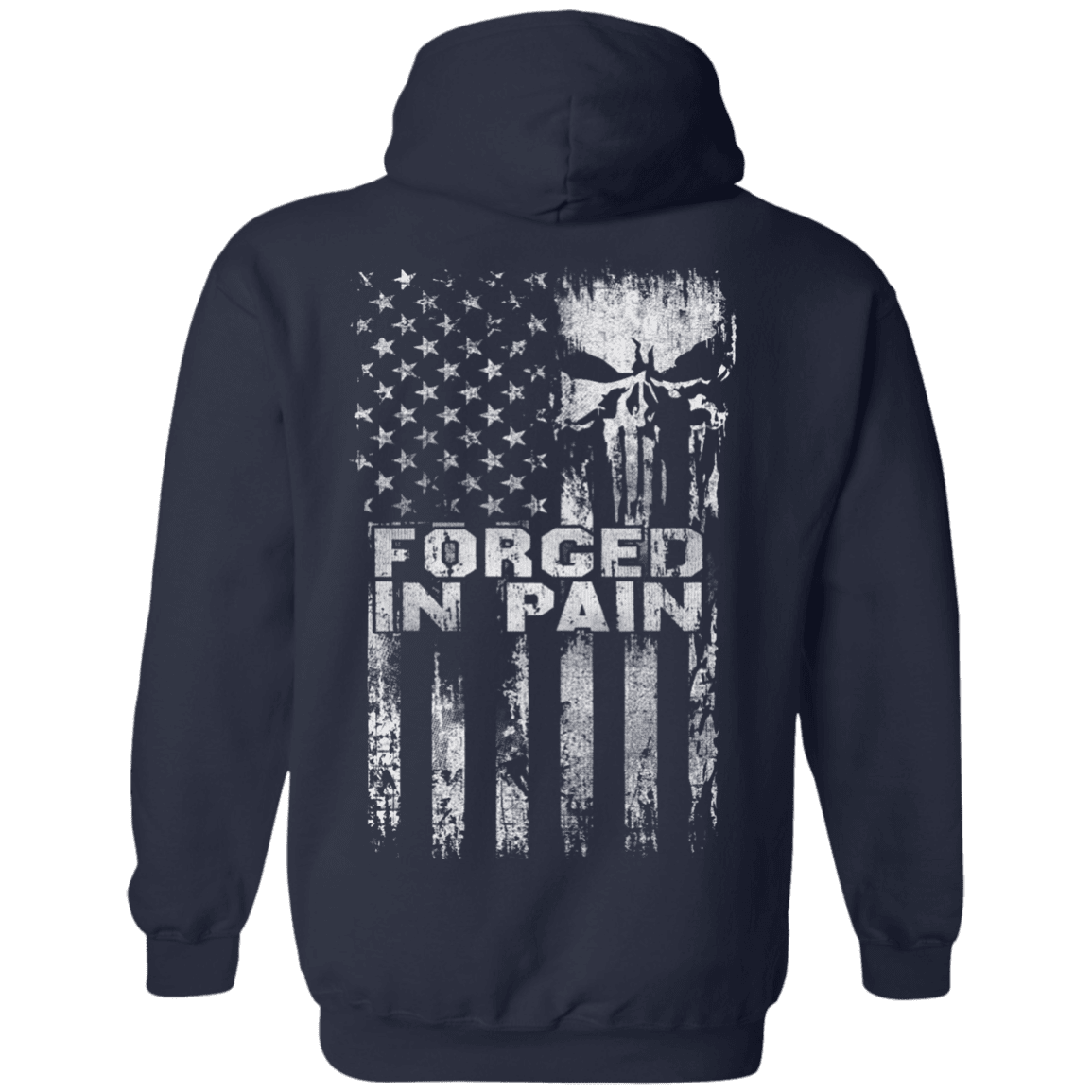 Military T-Shirt "Veteran Forged In Pain"-TShirt-General-Veterans Nation