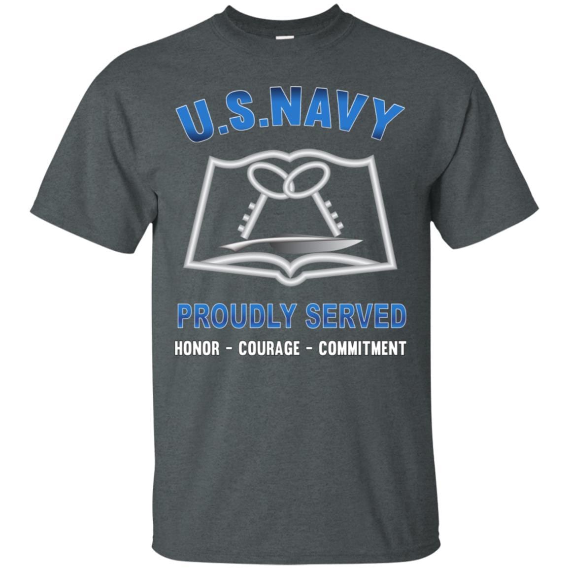 Navy Mess Management Specialist MS Navy CS - Proudly Served T-Shirt For Men On Front-TShirt-Navy-Veterans Nation