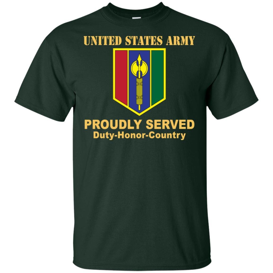 US ARMY 302 MANEUVER ENHANCEMENT BRIGADE- Proudly Served T-Shirt On Front For Men-TShirt-Army-Veterans Nation