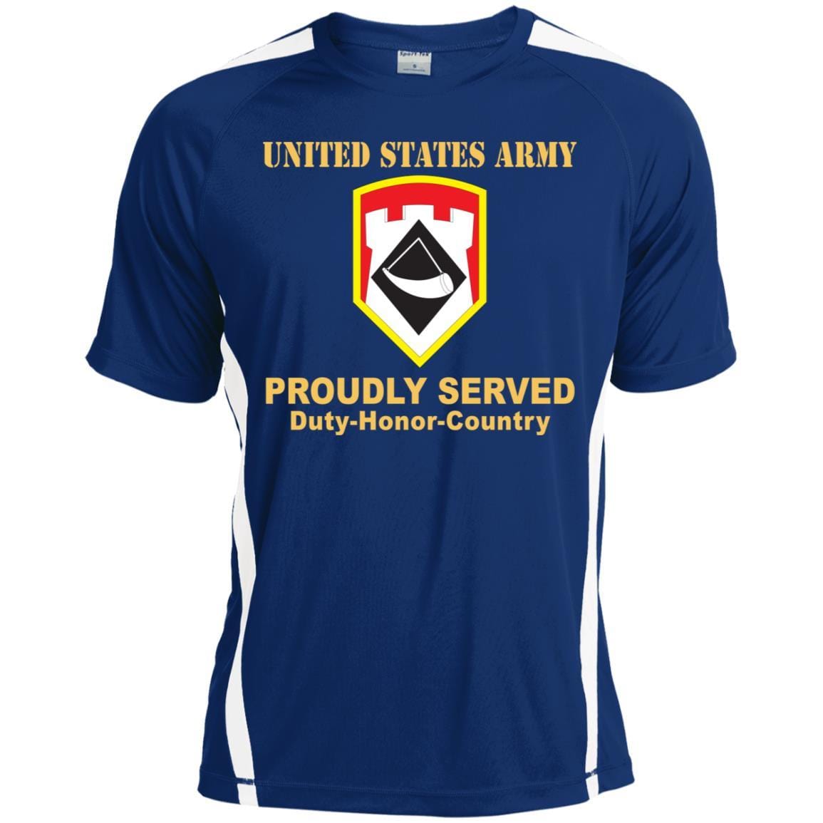 US ARMY 111TH ENGINEER BRIGADE- Proudly Served T-Shirt On Front For Men-TShirt-Army-Veterans Nation