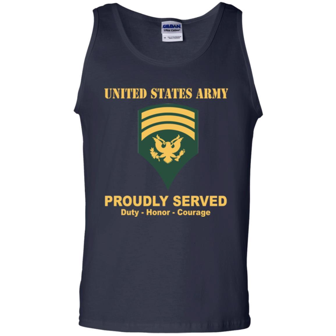 US Army E-7 SPC E7 Specialist Ranks Men Front Shirt US Army Rank-TShirt-Army-Veterans Nation