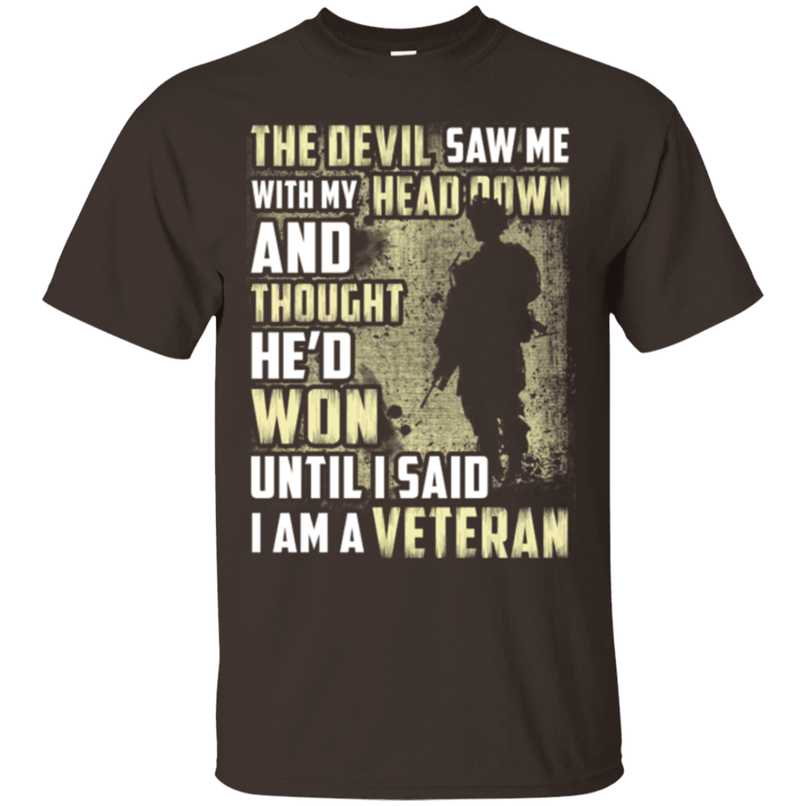 Military T-Shirt "I Am A Veteran"-TShirt-General-Veterans Nation