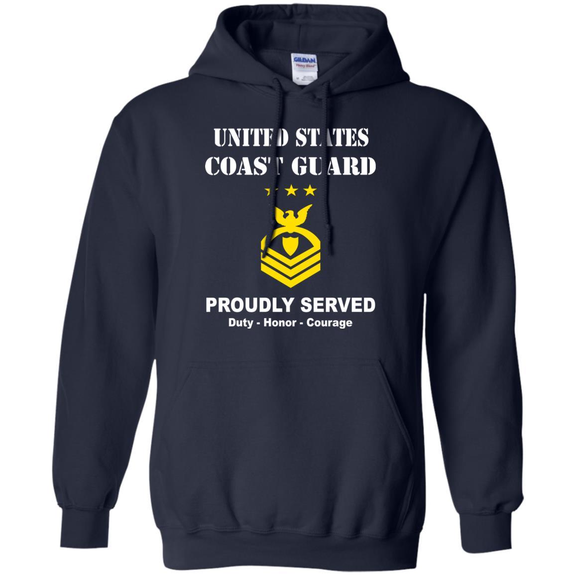 US Coast Guard E-9 Master Chief Petty Officer Of The Coast Guard E9 MCPOC Chief Petty Officer (Special) Men Front USCG T Shirt-TShirt-USCG-Veterans Nation