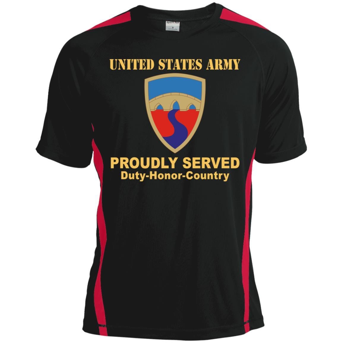 US ARMY 304TH SUSTAINMENT BRIGADE- Proudly Served T-Shirt On Front For Men-TShirt-Army-Veterans Nation