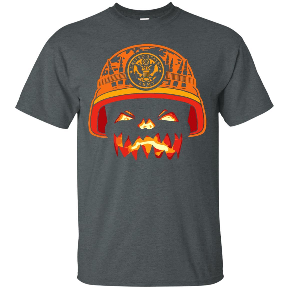 US Army Halloween Men T Shirt On Front-TShirt-Army-Veterans Nation