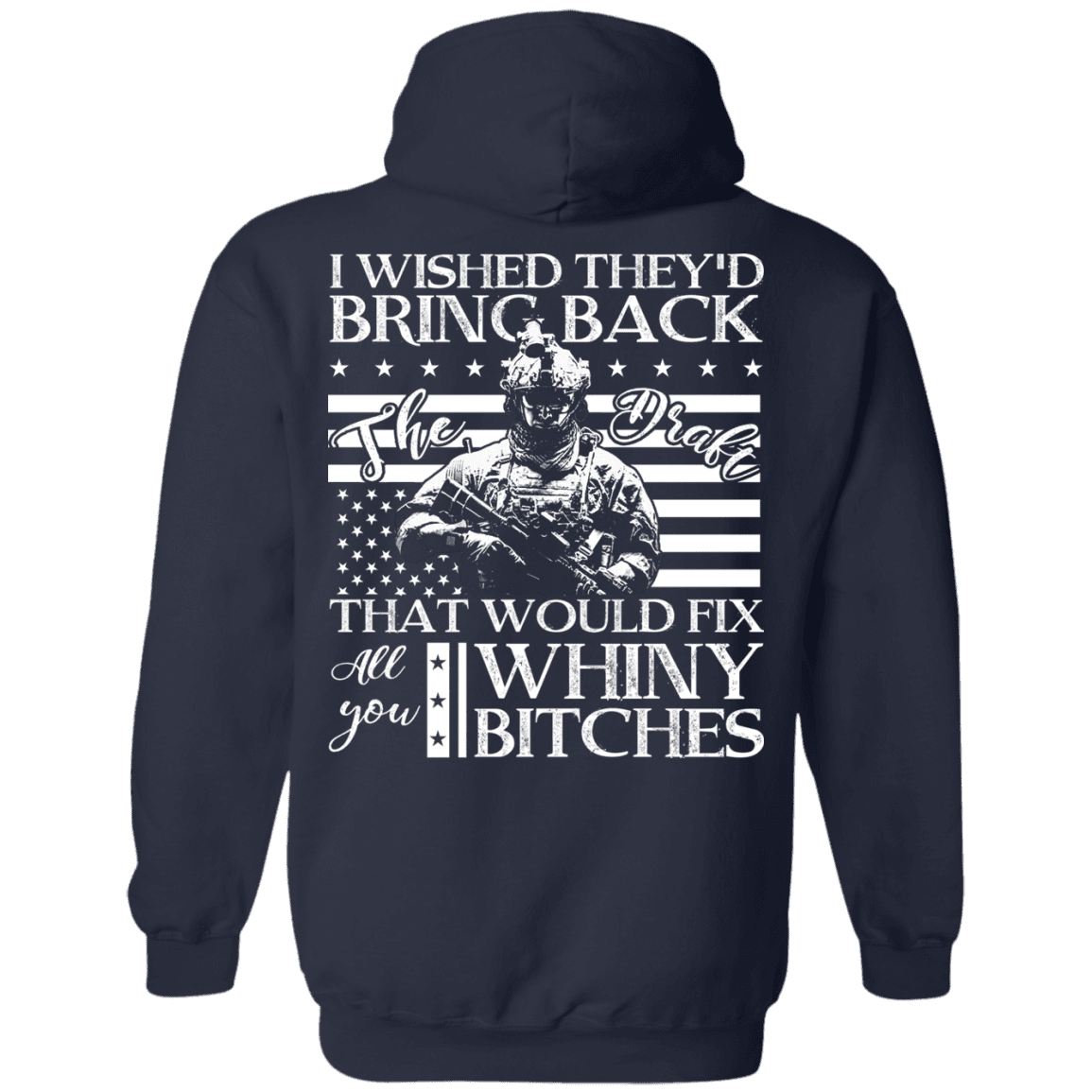 Military T-Shirt "I Wished They'd Bring Back Veteran Back"-TShirt-General-Veterans Nation