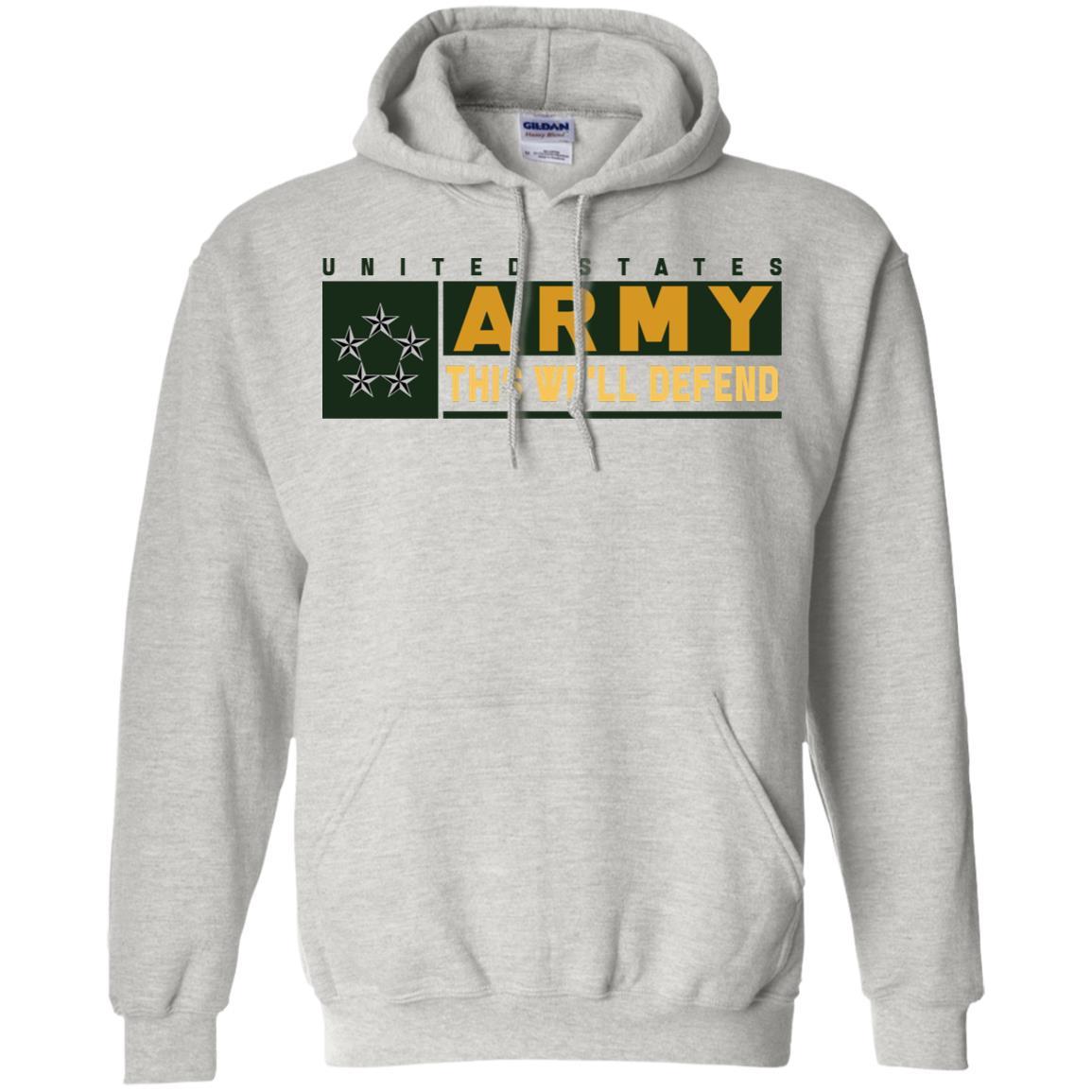 US Army O-10 GA This We Will Defend T-Shirt On Front For Men-TShirt-Army-Veterans Nation