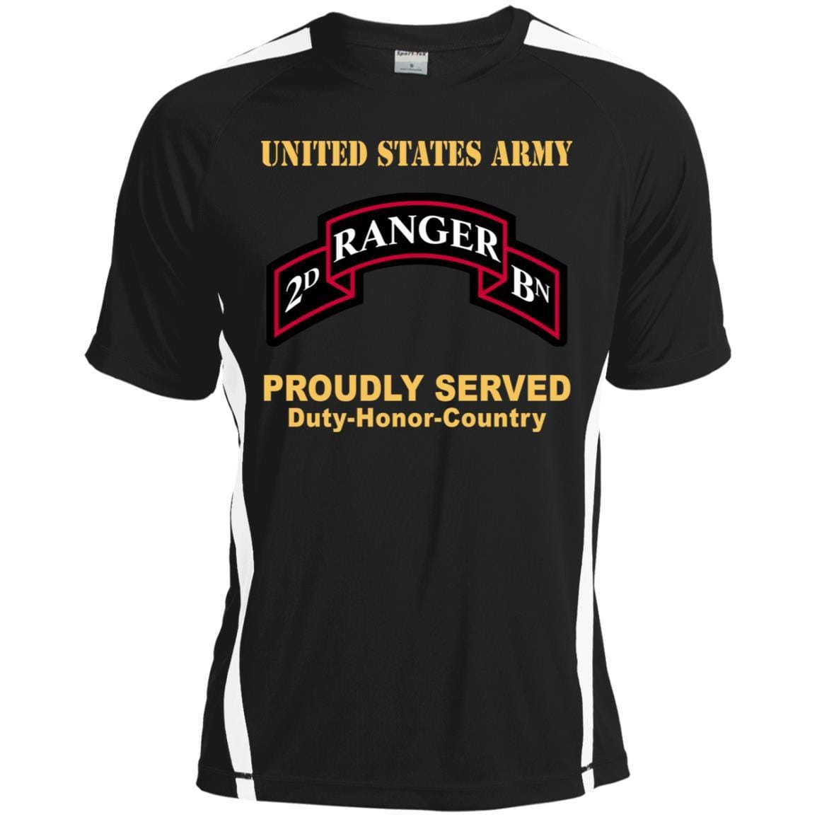 US ARMY 75TH RANGER REGIMENT 2ND BATTALION - Proudly Served T-Shirt On Front For Men-TShirt-Army-Veterans Nation