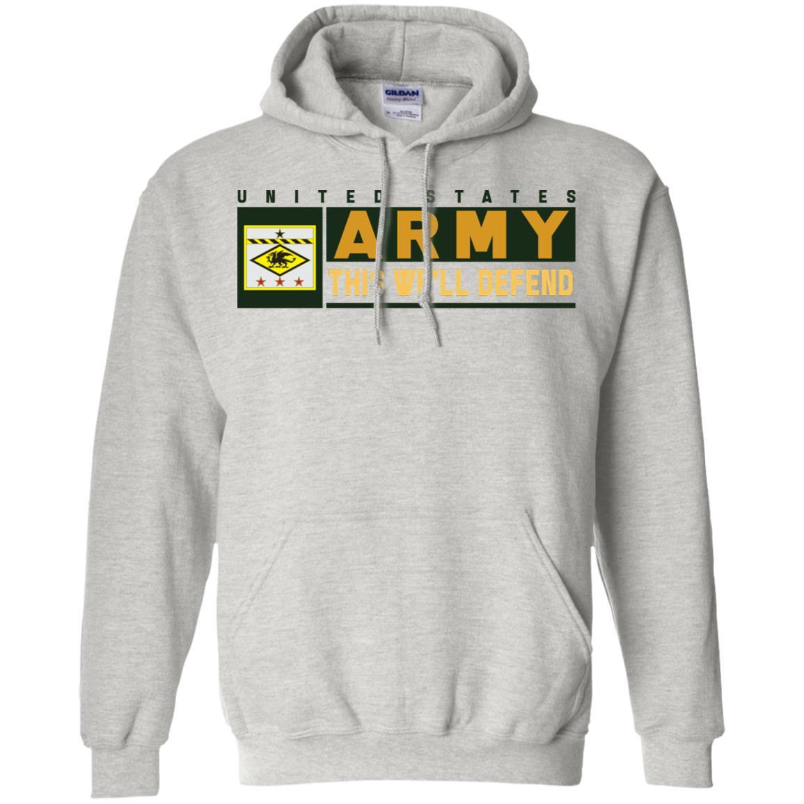 US Army 13TH FINANCIAL MANAGEMENT SUPPORT CENTER- This We'll Defend T-Shirt On Front For Men-TShirt-Army-Veterans Nation