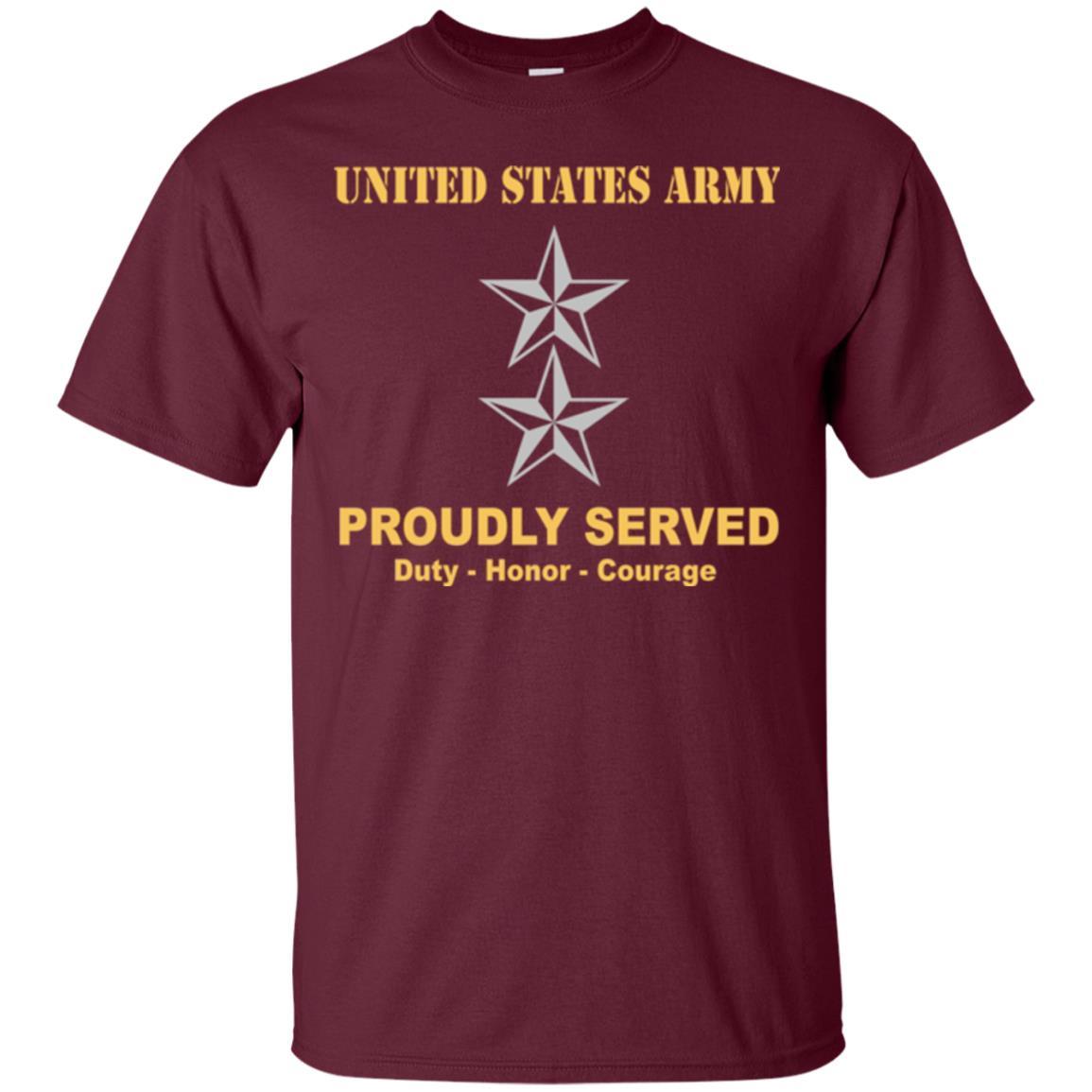 US Army O-8 Major General O8 MG General Officer Ranks Men Front Shirt US Army Rank-TShirt-Army-Veterans Nation