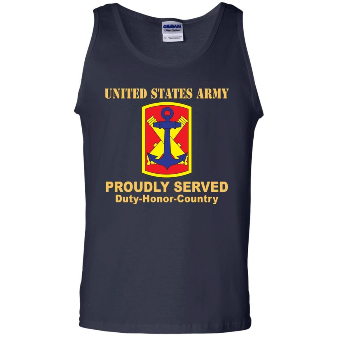US ARMY 103 FIELD ARTILLERY BRIGADE- Proudly Served T-Shirt On Front For Men-TShirt-Army-Veterans Nation