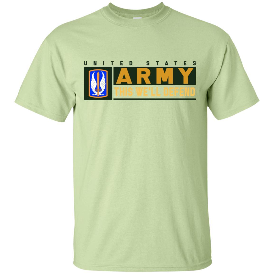 US Army 17TH AVIATION BRIGADE- This We'll Defend T-Shirt On Front For Men-TShirt-Army-Veterans Nation