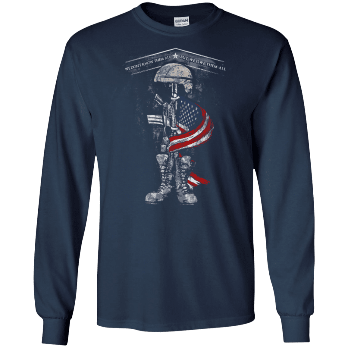 Military T-Shirt "WE OWE THEM ALL"-TShirt-General-Veterans Nation
