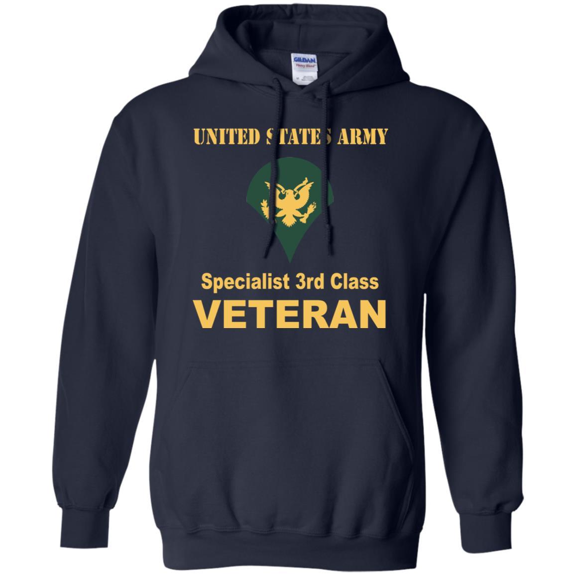 US Army E-4 SPC E4 Specialist Specialist 3rd Class Veteran Men T Shirt On Front-TShirt-Army-Veterans Nation