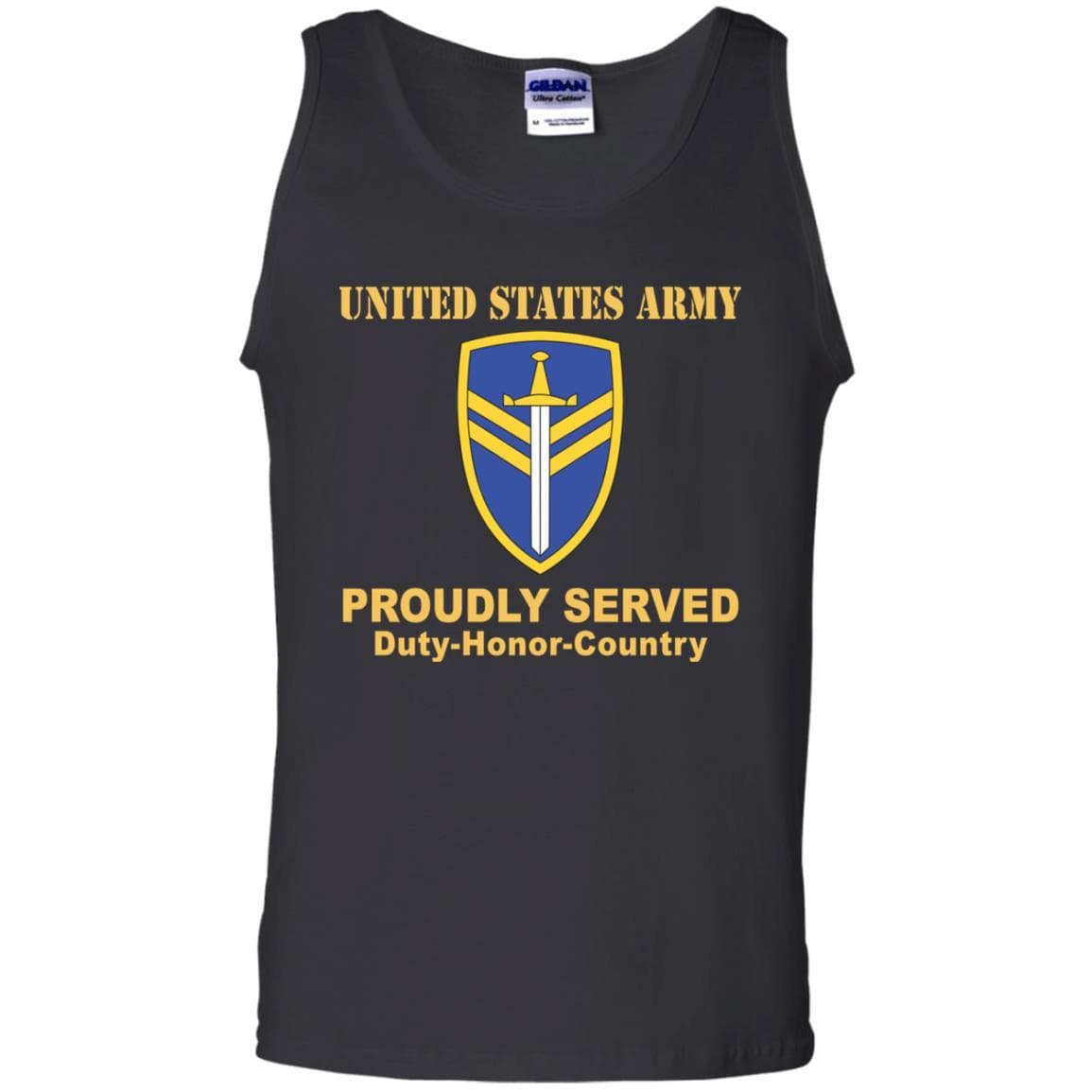 US ARMY 2ND SUPPORT COMMAND- Proudly Served T-Shirt On Front For Men-TShirt-Army-Veterans Nation